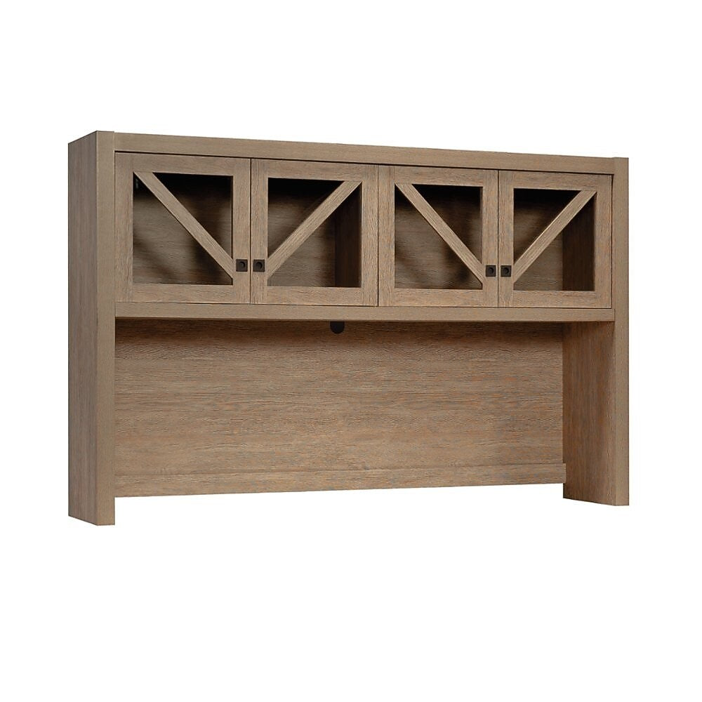 Sauder Dixon City 66"W Desktop Hutch, Brushed Oak (432895)