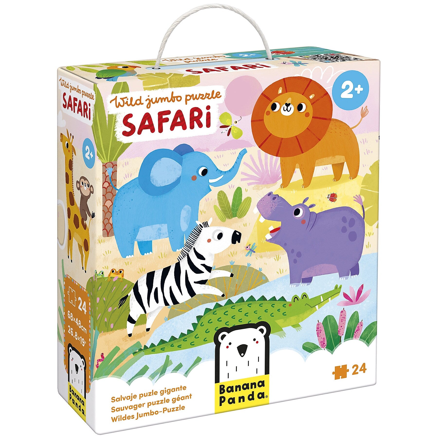 Banana Panda Safari Wild Jumbo 24-Piece Puzzle (BPN49348)