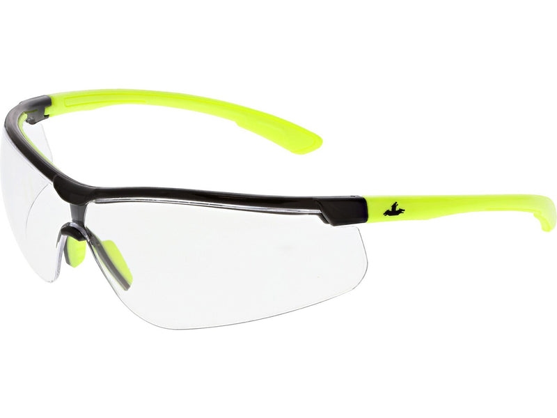 MCR Safety Klondike KD7 Anti-Fog Anti-Scratch Safety Glasses, Wraparound, Clear Lens (135-KD720DC)