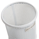 Mind Reader Metal Pen and Accessory Holder Desk Organizer, White, 3-Pieces (CLIPMESH3-WHT)