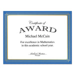 Royal Consumer Elegant Blue Gold Foil Certificate Paper, Blue/Gold, 15/Pack (GEO49949)