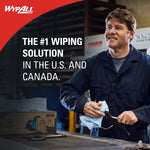 WypAll PowerClean L40 Cellulose Cleaning Wipers, 12" x 12.5", White, 56 Wipers/Box, 18/Carton (05701)
