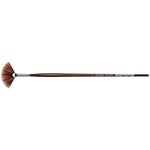 da Vinci TOP-ACRYL Oil and Acrylic Synthetic Bristle Red-Brown, Fan Brush (DVXVA4853)