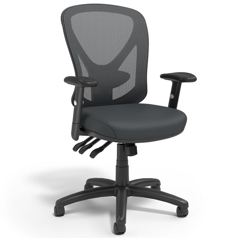 Staples Carder Ergonomic Fabric Swivel Computer and Desk Chair, Black (24115-CC)