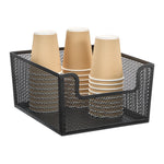 mDesign Steel Organizer, Matte Black (26000)