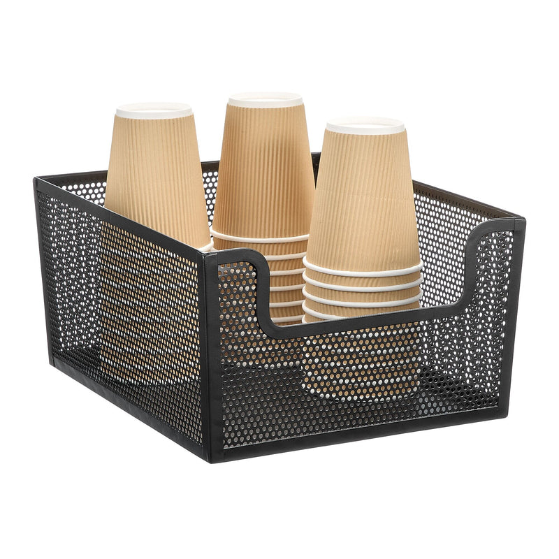 mDesign Steel Organizer, Matte Black (26000)