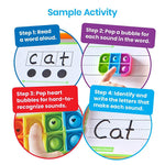 hand2mind Elkonin Box Sensory Bubble Poppers, Multicolored (96992)