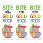 Creative Teaching Apple Time Bite Into... Bookmark, Multicolored, 30/Pack, 3 Packs/Bundle (CTP11034-3)