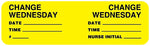 Wednesday Change Reminder Label