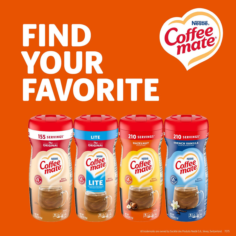 Coffee mate Hazelnut Powdered Creamer, 15 Oz. (NES12345)