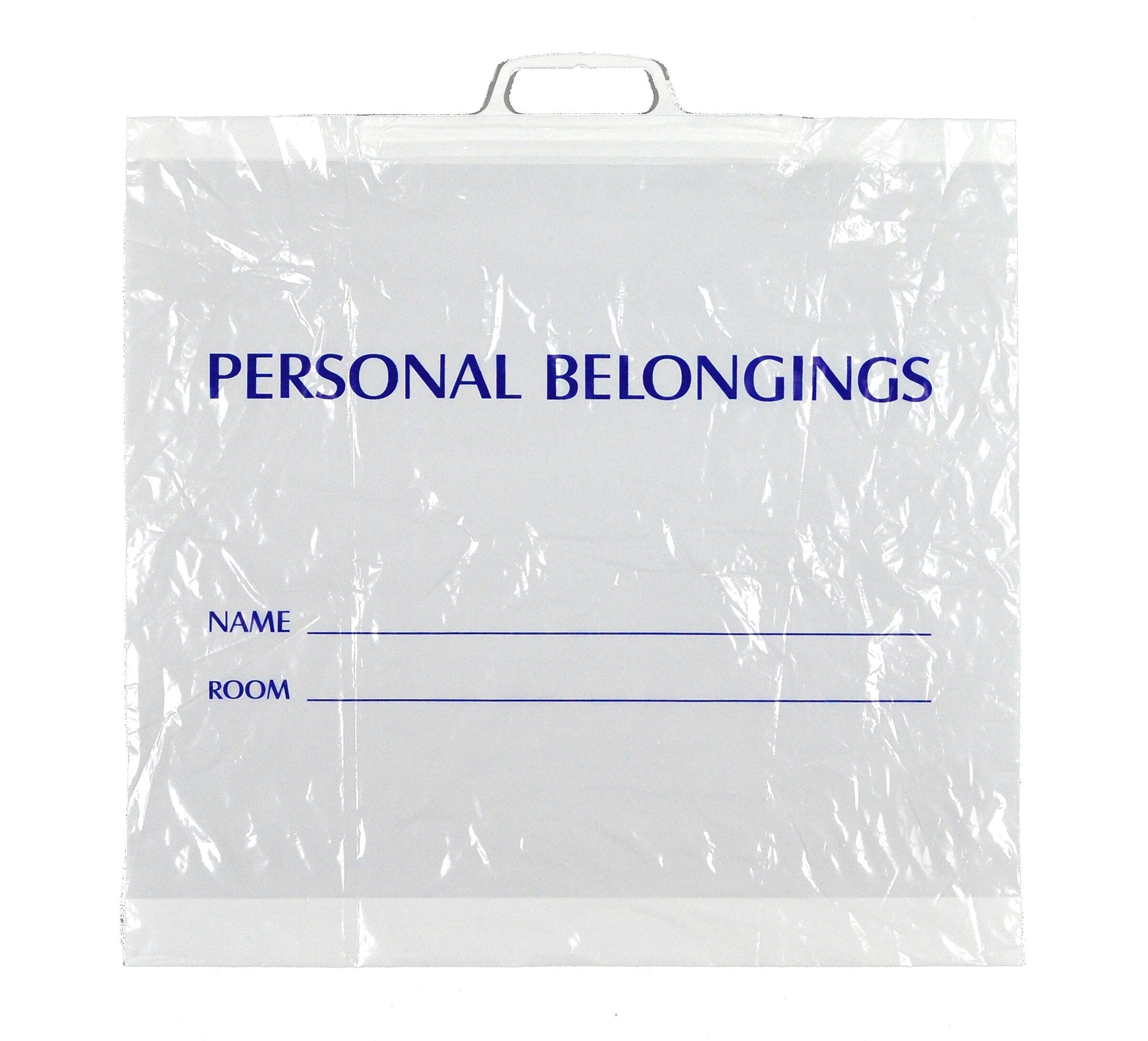 Patient Belonging Bags 20" x 20", White