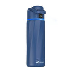 WaterH BOOST Stainless Steel Triple Wall Insulated Smart Water Bottle, 24 oz., Magnetic Blue (B003-24OZ-MB)