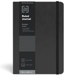 TRU RED™ Medium Flexible Cover Ruled Journal, Black (TR54777)