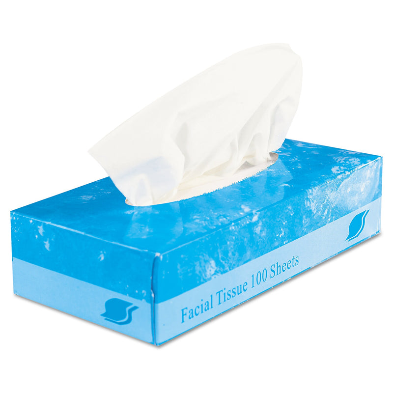 Gen Facial Tissue, 2-ply, 100 Tissues/Box, 30 Boxes/Pack (GERFACIAL30100)