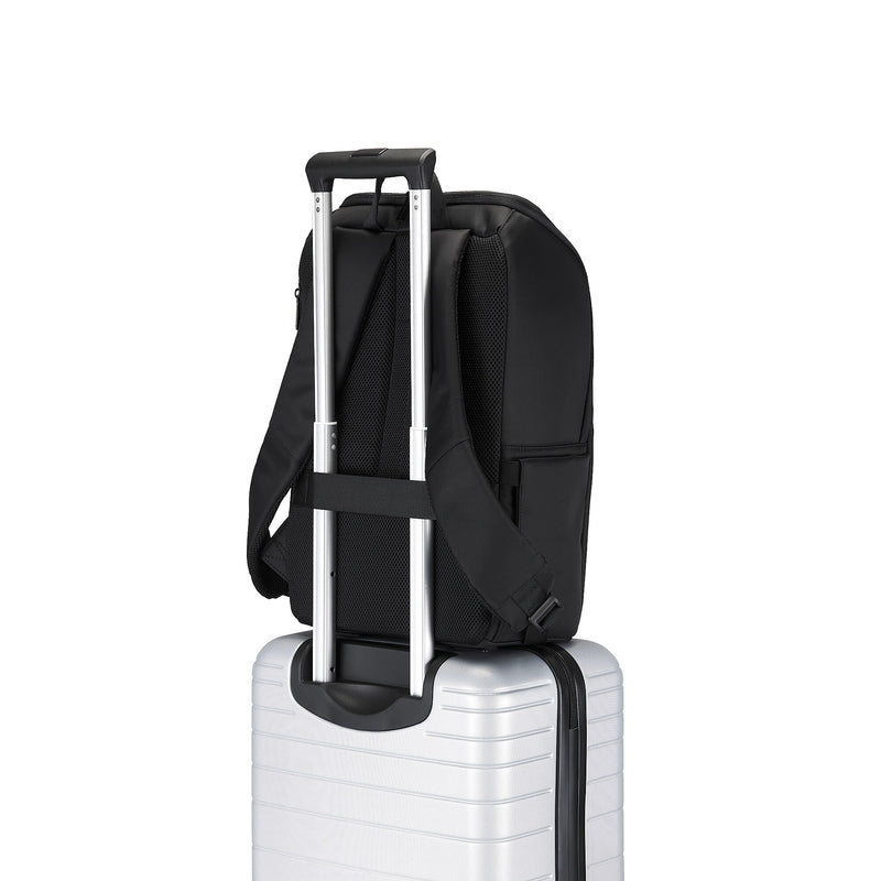 Bugatti Essential Laptop Backpack, Large, Black (BKP2705BU-BLACK)