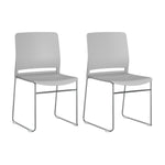 Bush Business Furniture Envision Stackable Chairs, Gray, 2/Set (CH4003LGP-03)