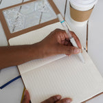 Lifelines Take Your Time Sensory Journal, 5" x 8", Wide Ruled, Brown, 160 Pages (16-0102)