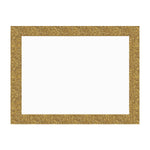 Royal Brites, Mega Chip Gold Glitter Frame, White,  22 x 28, 25/PK