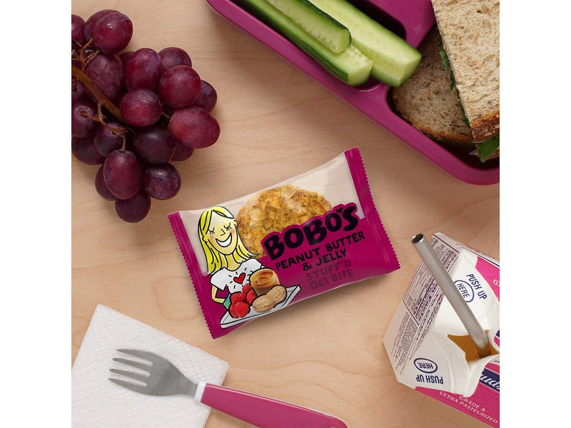 Bobo's Gluten-Free Peanut Butter & Jelly Oat Bite, 32.5 oz., 25 Bars/Box (122-75-D)