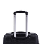 InUSA Royal 2-Piece Hardside Spinner Luggage Set, TSA Checkpoint Friendly, Black (IUROY0SM-BLK)
