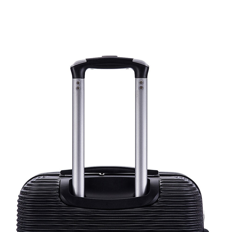 InUSA Royal 2-Piece Hardside Spinner Luggage Set, TSA Checkpoint Friendly, Black (IUROY0SM-BLK)