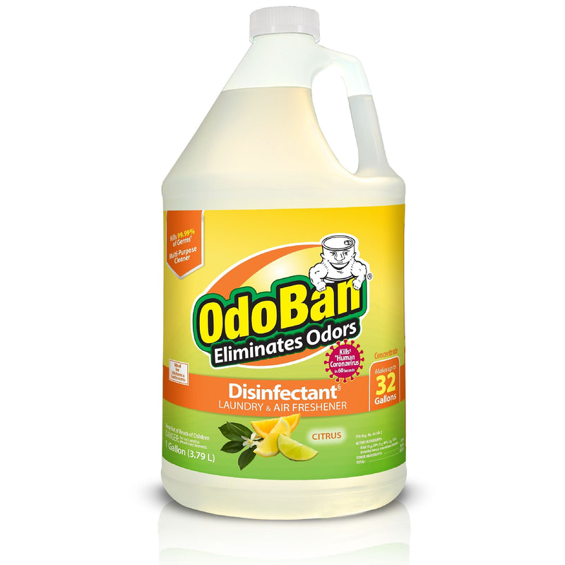 OdoBan Air Freshener & Deodorizer, Citrus Scent, 1 Gallon (911661-G4)