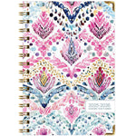 2025-2026 Global Printed Products Boho Ikat 5.5" x 8" Weekly & Monthly Planner, Paper Cover, Multicolored (NAD26-58-83)