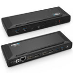 4XEM USB-C Dual 4K with Power Delivery Universal Docking Station, Black (4XUG69PD2)