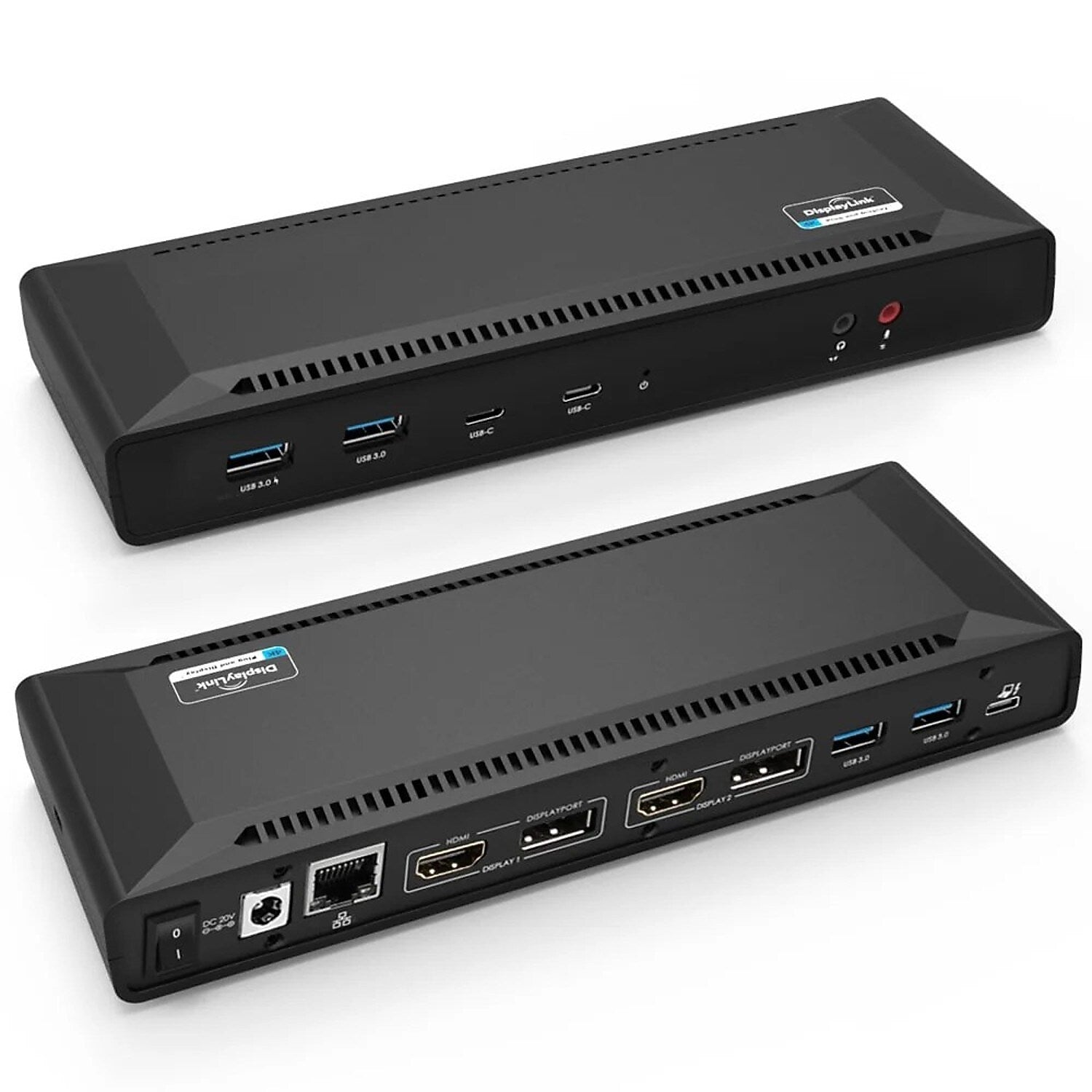 4XEM USB-C Dual 4K with Power Delivery Universal Docking Station, Black (4XUG69PD2)