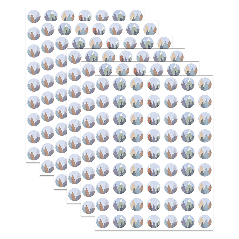 Teacher Created Resources Moving Mountains Mini Stickers, Multicolored, 378/Pack, 6/Packs/Bundle (TCR9176-6)
