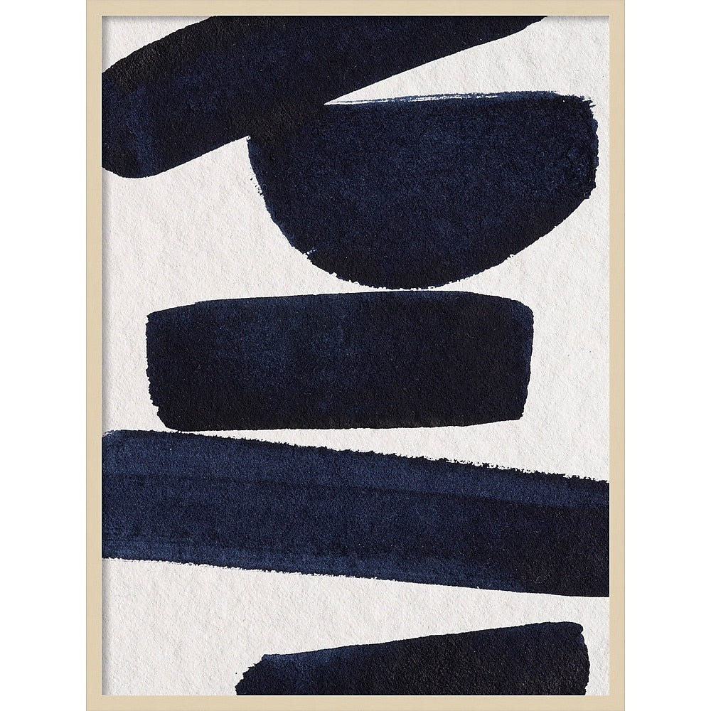 Amanti Art Japandi 5 No Border by Simon West Wood Framed Wall Art Print, 31" x 41" (A42677160679)