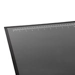 Artistic Logo Pad Anti-Slip Rubber Desk Pad, 24" x 19", Black/Clear (41100)