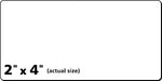 PRES-a-ply Laser/Inkjet Shipping Labels, 2" x 4", White, 1,000 Labels/Box (30603)