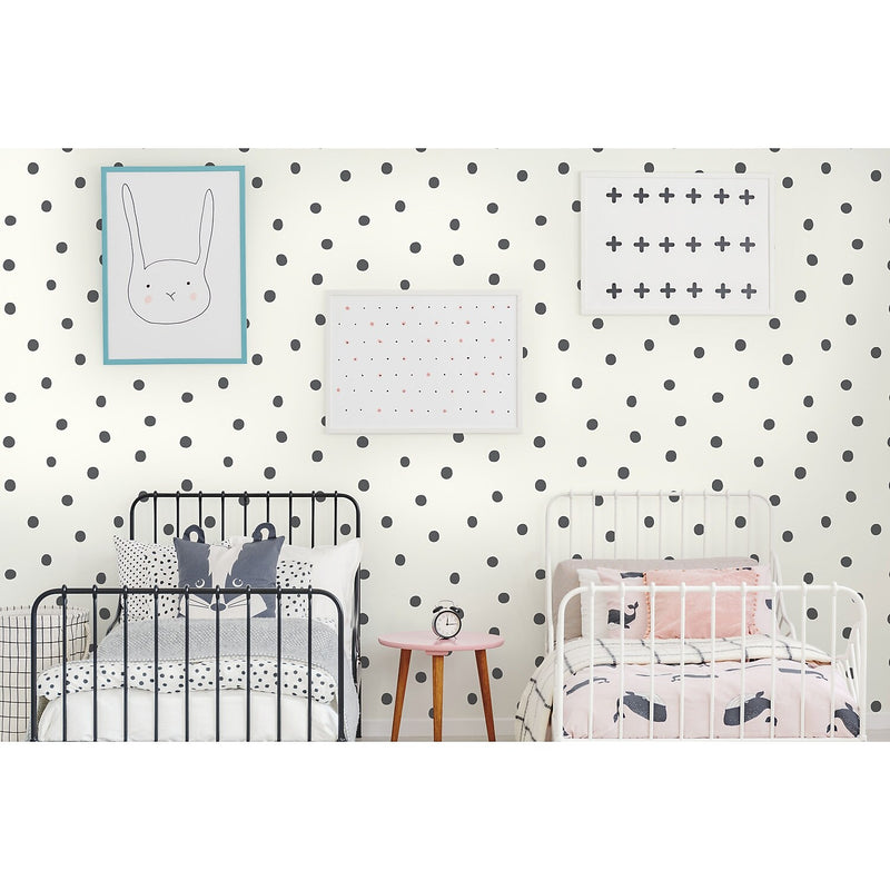 York Wallcoverings Dots Peel and Stick Wallpaper (RMK9010WP)