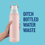 Brita Stainless Steel Filtered Water Bottle, 20 oz., Rose (36452)
