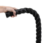 Champion Sports Rhino Poly Training Rope, Black (CHMP285)