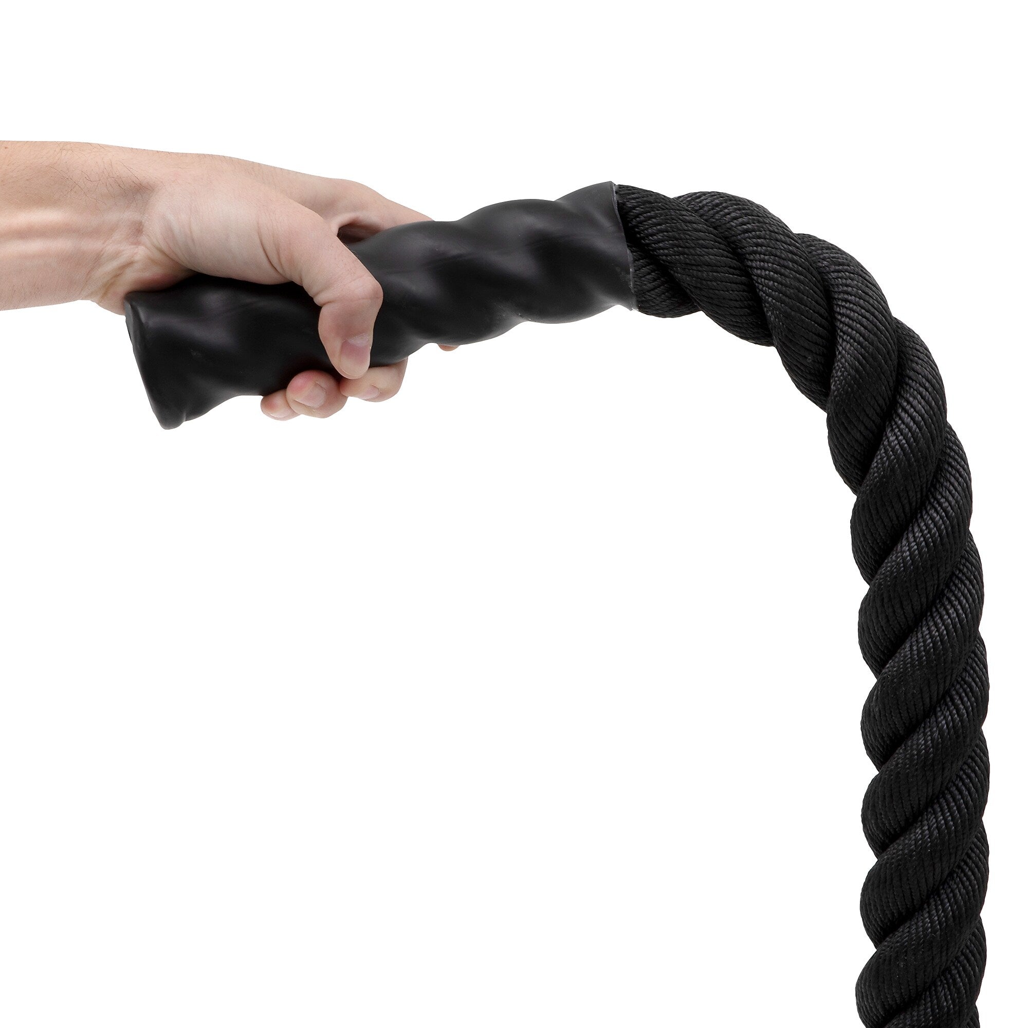 Champion Sports Rhino Poly Training Rope, Black (CHMP285)