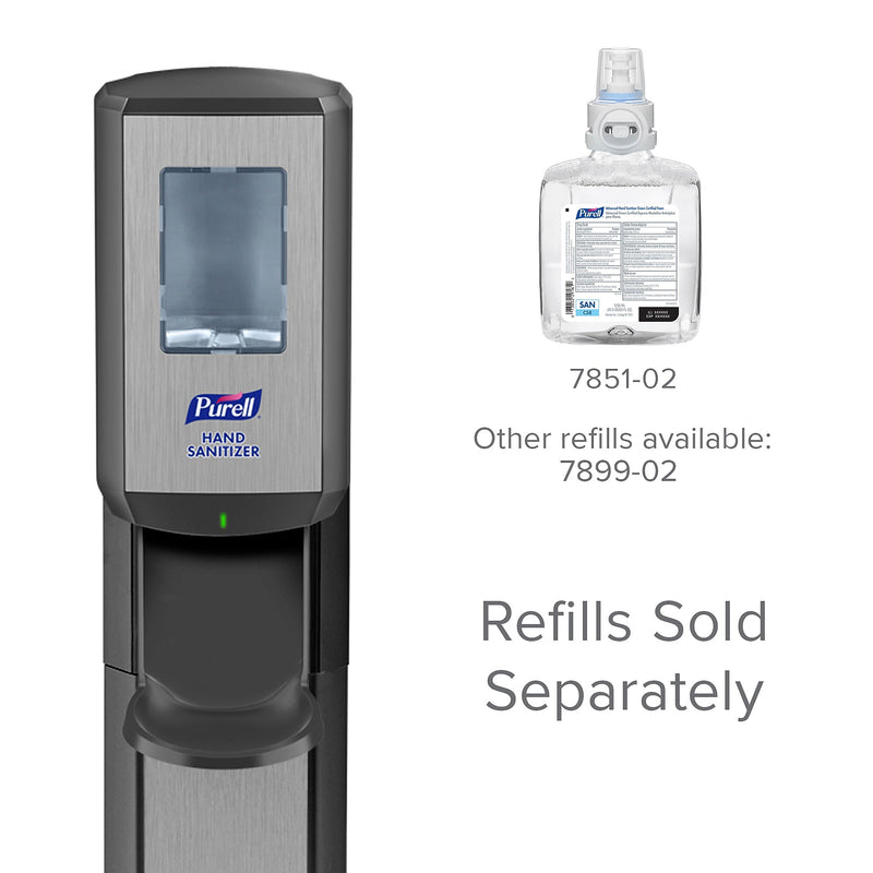 PURELL CS Automatic Floor Stand Hand Sanitizer Dispenser, Graphhite (7518-DS-SLV)