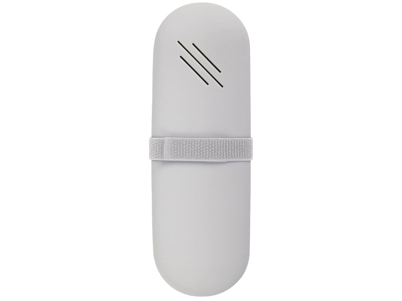 Excello Global Products 3" Silicone Travel Pouch, Light Gray (SPLS-TRVL-0005)