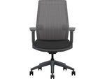 HON Cipher Mesh/Fabric Swivel Task Chair, Black/Charcoal (HCFRT.STC.H.S.IC.CU10.TC00.AL.ST.SB.S)