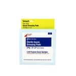 SmartCompliance Sterile Gauze Dressing Pads, 2" x 2", 2 Pads/Pack, 5 Packs/Box (FAE-5000)