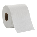 Pacific Blue Basic 1-Ply Inner Wrapped Embossed Toilet Paper by GP PRO, White, 550 Sheets/Roll, 80 Rolls/Case (19881/01)