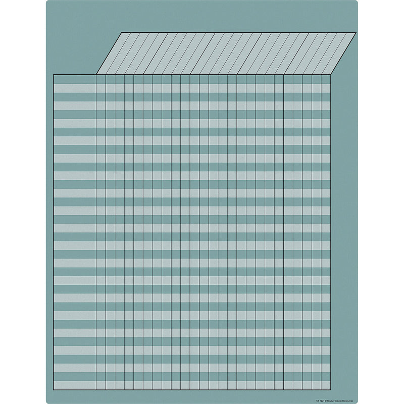 Teacher Created Resources Calming Blue Incentive Write-On/Wipe-Off Chart, 6/Bundle (TCR7921-6)