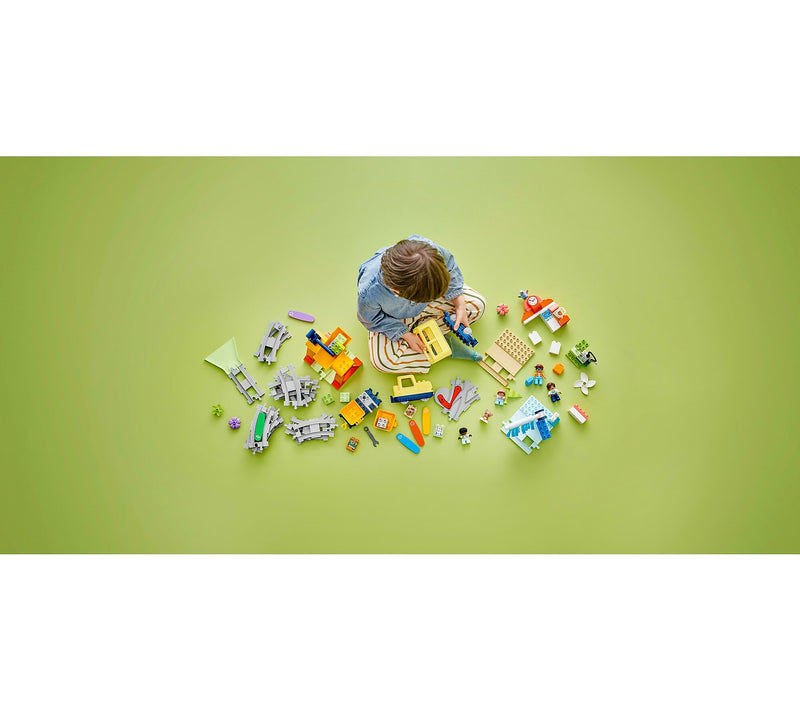 LEGO DUPLO Town Big Interactive Community Train, 103 Pieces (10428)