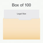 Pendaflex Heavy Duty File Folder, 1-Tab, Legal Size, Manila, 100/Box (1007056)