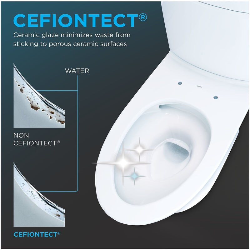 Toto Drake 1.6 gal. Gravity Flush Toilet in Cotton (MW7764736CSG#01)