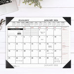 2026 AT-A-GLANCE 21.75" x 17" Monthly Desk Pad Calendar, White/Black (SK1170-00-26)