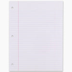 Mead College Ruled Filler Paper, 8.5" x 11", 3-Hole Punched, 200 Sheets/Pack (MEA17208)