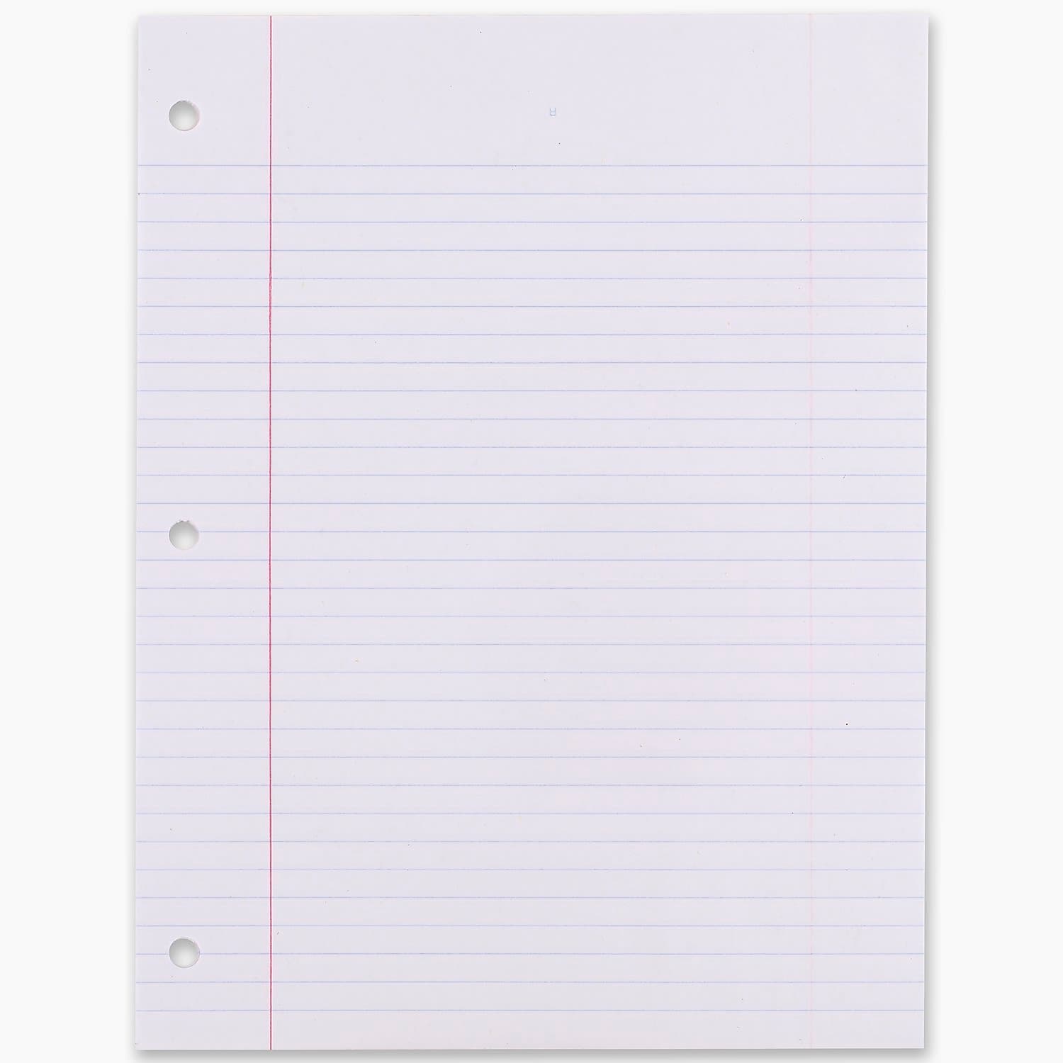 Mead College Ruled Filler Paper, 8.5" x 11", 3-Hole Punched, 200 Sheets/Pack (MEA17208)