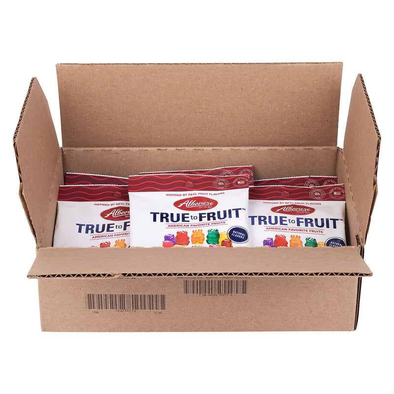 Albanese True to Fruit Variety Fruit Gummies, 2.5 oz., 24/Pack (220-02419)